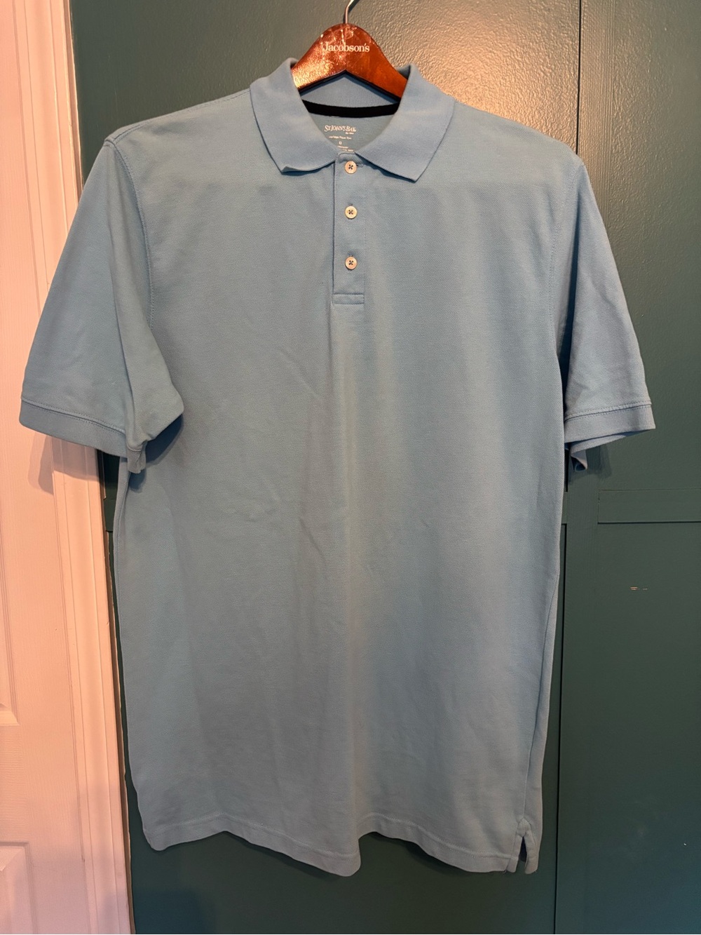 St John’s Bay Heritage Pique Polo Size LT 100% Cotton